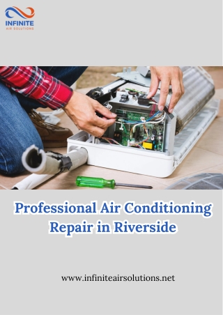 Professional Air Conditioning Repair in Riverside