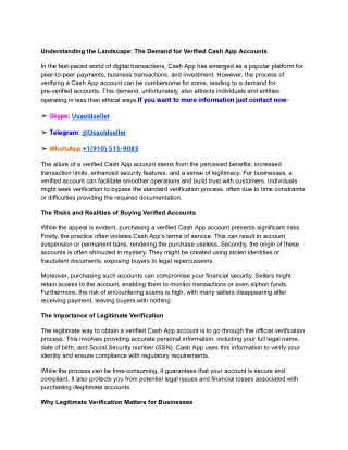 Understanding the Landscape_ The Demand for Verified Cash App Accounts