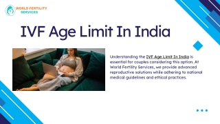 IVF Age Limit In India