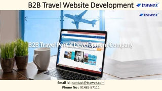 B2B Travel Website Development