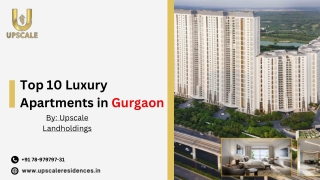Top 10 Luxury Apartments in Gurgaon