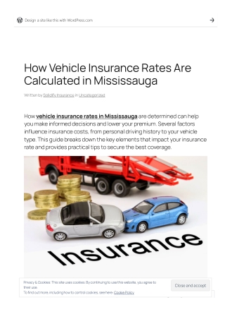 How Vehicle Insurance Rates Are Calculated in Mississauga