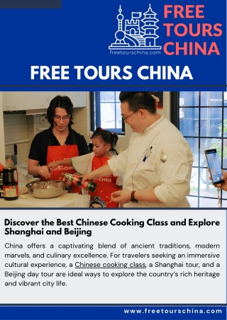Discover the Best Chinese Cooking Class and Explore Shanghai and Beijing