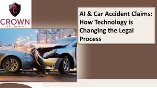 AI & Car Accident Claims: How Technology is Changing the Legal Process