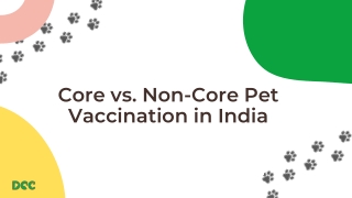 Core vs. Non-Core Vaccination in India