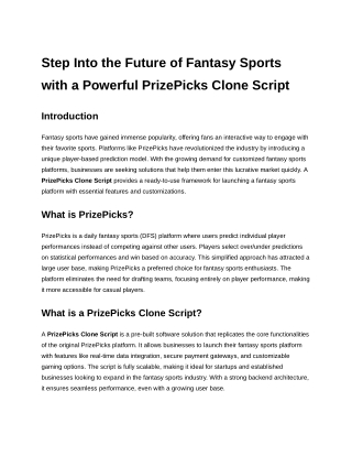 Step-Into-the-Future-of-Fantasy-Sports-with-a-Powerful-PrizePicks-Clone-Script