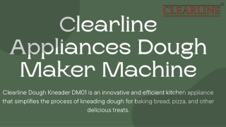 Dough maker machine for home