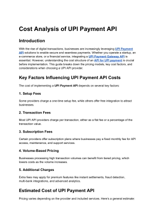 Cost Analysis of UPI Payment API (1)