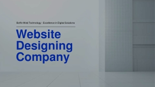 Website Designing Company | Boffin Web Technology