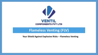 Flameless Explosion Venting