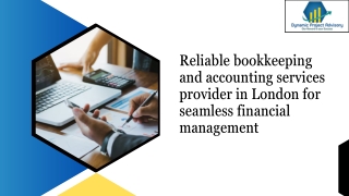 Reliable bookkeeping and accounting services provider in London for seamless financial management