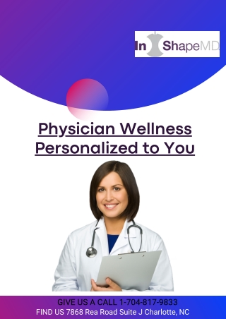 Take Charge of Your Weight with InShapeMD