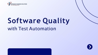 Optimizing Software Quality with Test Automation Services