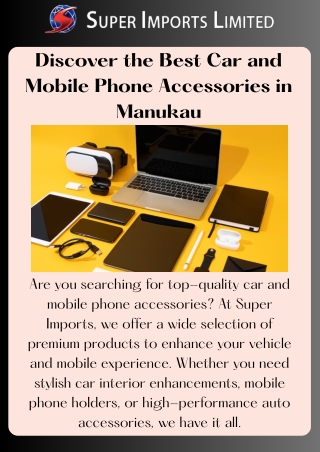 Shop Mobile Phone Accessories Online in Manukau  Best Deals & Quality Products