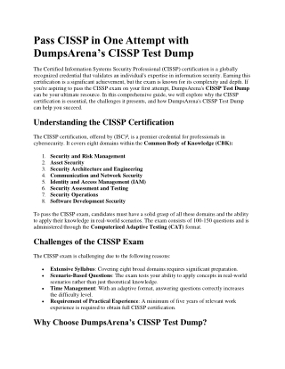 CISSP Test Dump