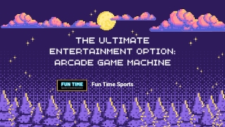 The Ultimate Entertainment Option Arcade Game Machine