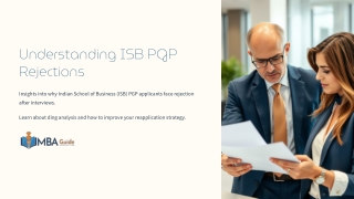 Turning ISB PGP Interview Rejections into Opportunities: A Strategic Approach