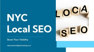 Drive More Customers with Local SEO in New York