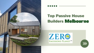 Top Passive House Builders in Melbourne