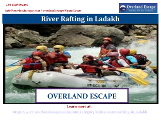 River Rafting in Ladakh