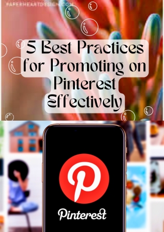 5 Best Practices for Promoting on Pinterest Effectively PDF