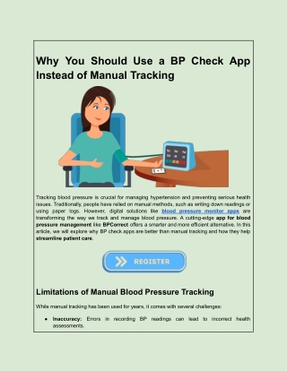 BP Check Apps vs. Manual Tracking: Which is More Accurate?