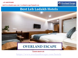 Best Leh Ladakh Hotels