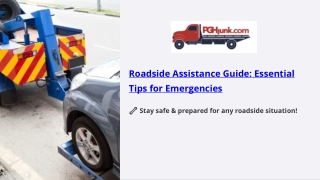 Essential Roadside Assistance Guide: Stay Prepared for Any Emergency