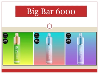 Big Bar 6000