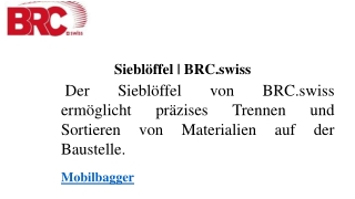 Sieblöffel  BRC.swiss