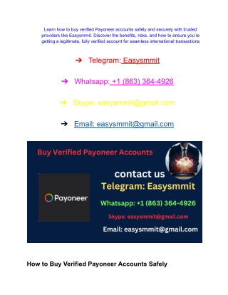 How to Buy, Verified paynoeer Account 3 Easy Steps