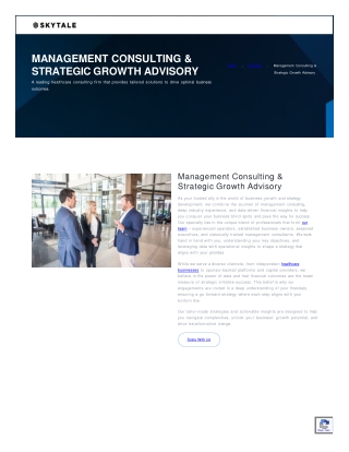Strategic Growth & Management Consulting