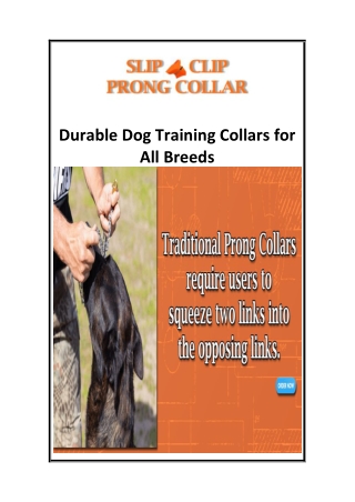 Durable Dog Training Collars for All Breeds
