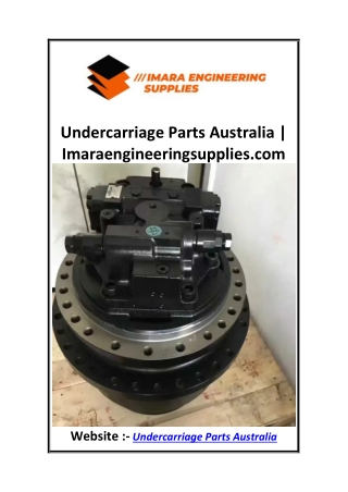 Undercarriage Parts Australia  Imaraengineeringsupplies.com