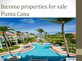 income properties for sale Punta Cana
