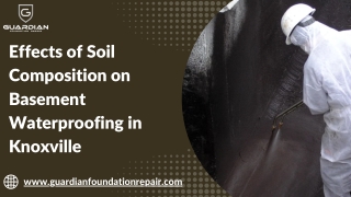 Effects of Soil Composition on Basement Waterproofing in Knoxville