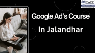 Best Google Ad'S Course in Jalandhar