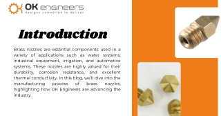 Brass Nozzle Manufacturer Insights from OK Engineers