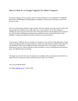 SEO Experts in PALAKKAD