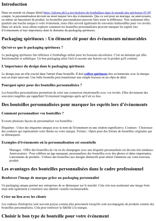 “Des bouteilles personnalisées pour marquer les esprits lors d’événements.”