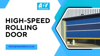 High-Speed Rolling Door