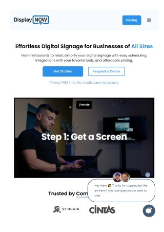 Chromecast digital signage