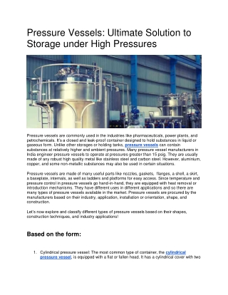 TSA: High Purity Water & Process Solutions for Pharma & Biotech