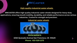 High-quality industrial caster wheels
