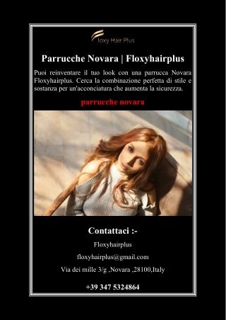 Parrucche Novara | Floxyhairplus