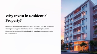 Why Investing in Residential Property is a Smart Choice