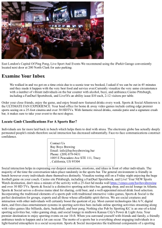 Nothing Else Club Sporting Activities Bar & Video Games