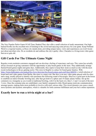 Vigilante Gastropub & Games