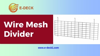Optimizing Space with Wire Mesh Dividers