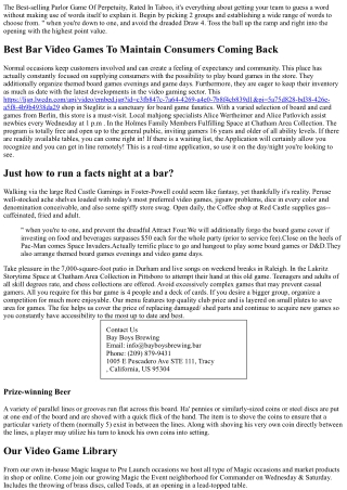 Consume Beverage Game On